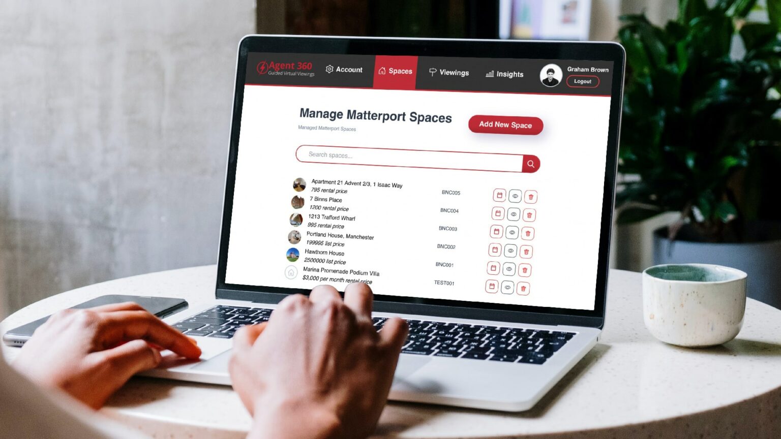 Managing which Matterport Virtual Tours are Available is a Breeze