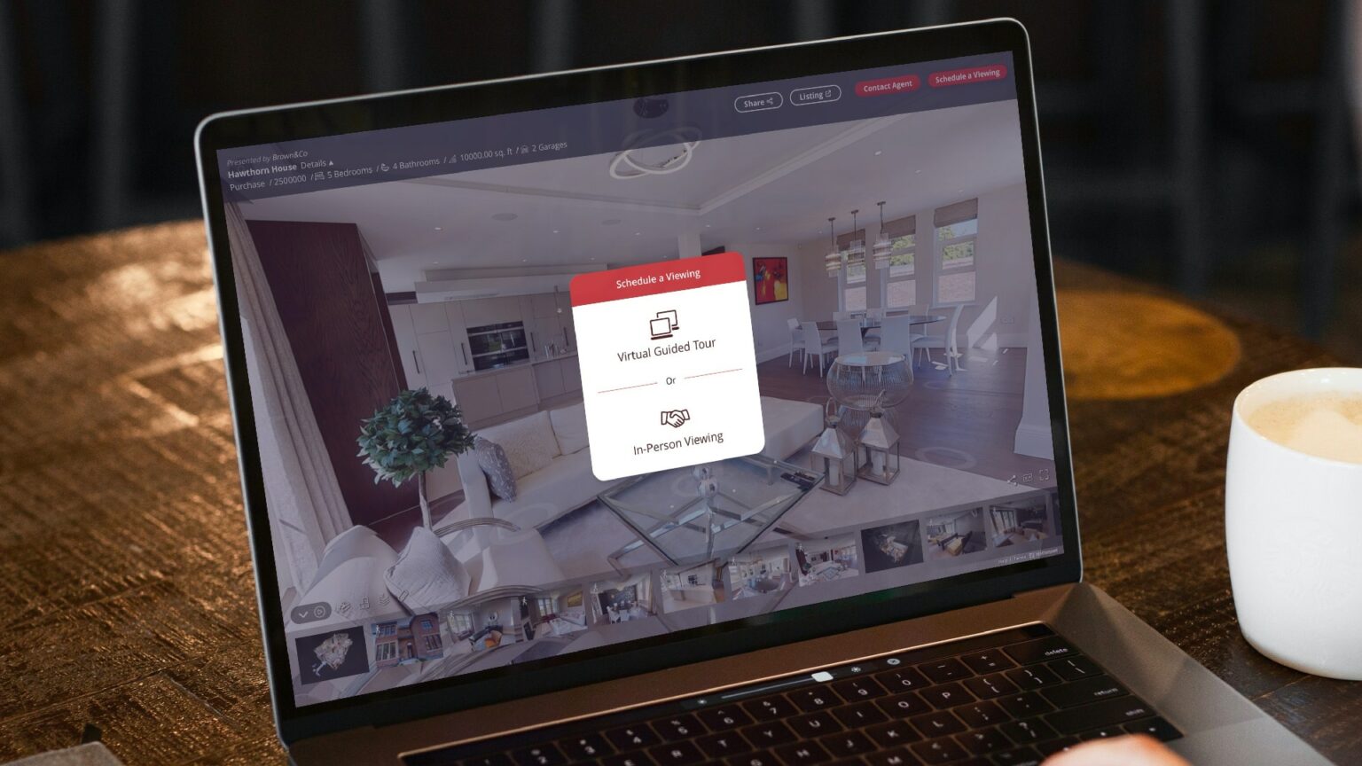 It's Incredibly Easy for Visitors to Schedule a Virtual or In-Person Property Viewing
