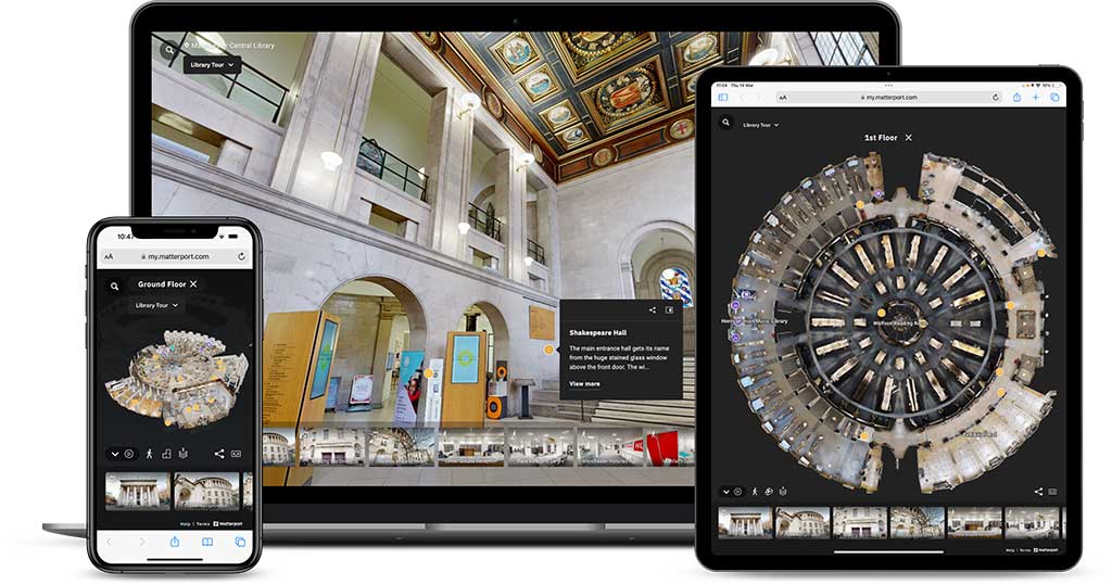 Manchester Central Library Virtual Tours