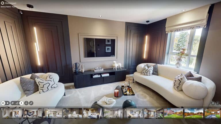 Bellway Homes The Poynton Showhome at Skyline Development Matterport 3D Virtual Tour