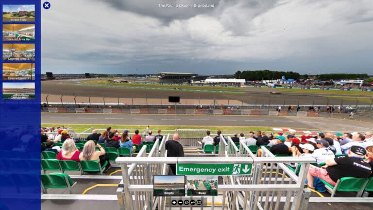 Silverstone Racing Green Match Hospitality Bespoke 360 Virtual Tour