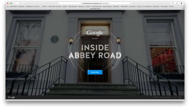 Technical review of the “Inside Abbey Road” Virtual Tour Experience